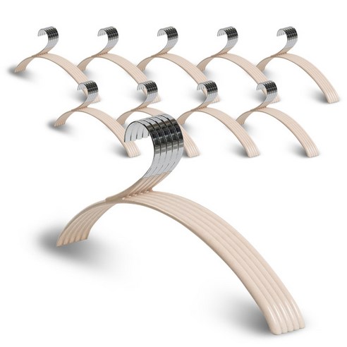 마켓플랜 목늘어남 방지 논슬립 옷걸이, 그레이, 30개입