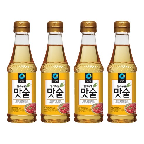 대상 청정원 월계수잎 맛술, 410ml, 4개