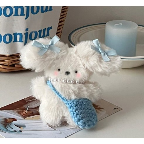 사랑스러움 한 스푼, 버블리데이 복슬강아지 키링으로 일상에 특별함을 더하세요