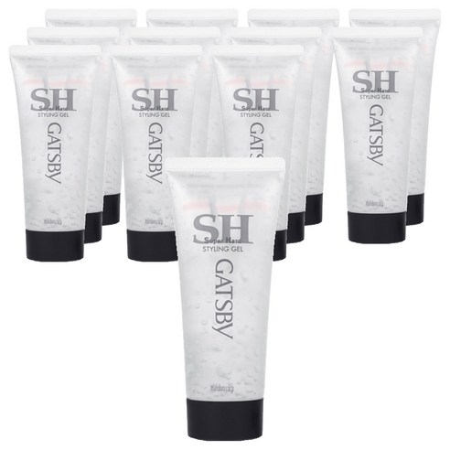 갸스비 수퍼하드 스타일링 헤어젤, 200g, 12개