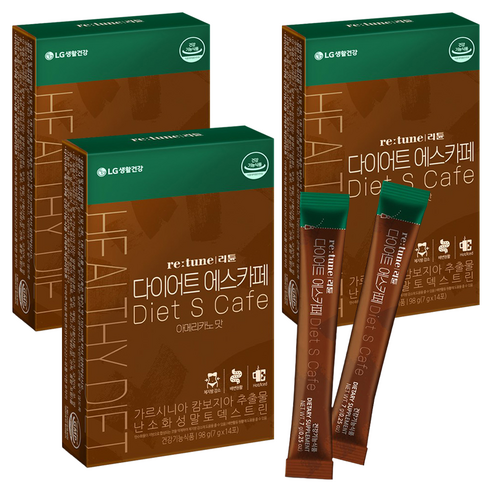 리튠 다이어트 에스카페 14p, 3개, 98g