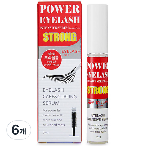 동성제약 파워아이래쉬 속눈썹영양제, 7ml, 6개