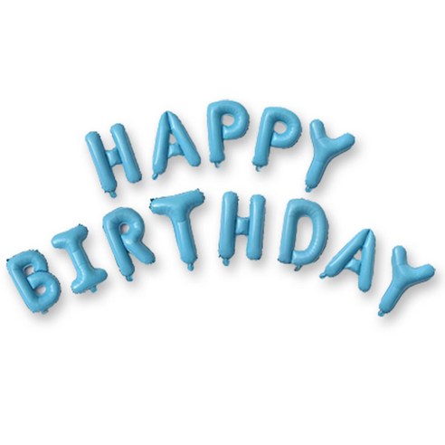 베러바이즈 생일 기념일 파티 풍선 이벤트 용품, 1세트, 03 블루