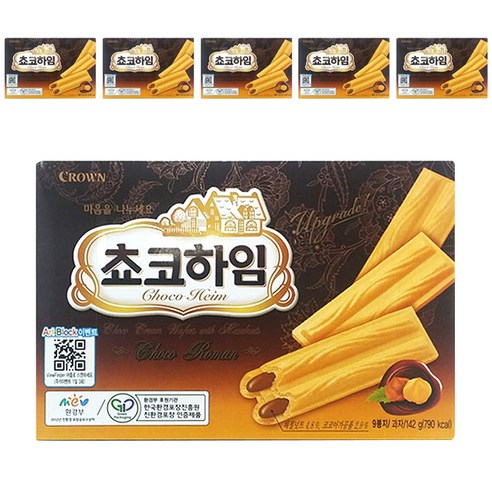 크라운 쵸코 하임, 142g, 6개