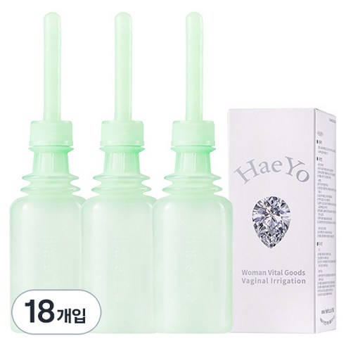 해요 일회용 여성청결제, 120ml, 18개입