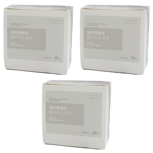 데이앤데이 뽑아쓰는 행주, 30개, 3개