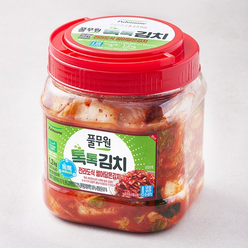 풀무원 톡톡 전라도식 썰어담은 김치, 1.2kg, 1개 Best Top5