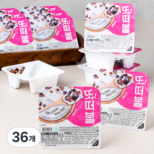 남양유업 또떠불 요거트 하트초코, 125g, 36개