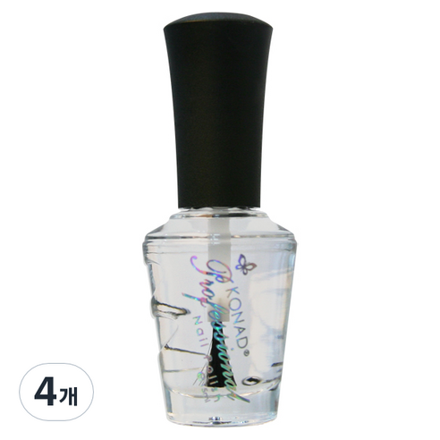 코나드 프로페셔널 레귤러 네일 폴리쉬 15ml, 탑코트, 4개