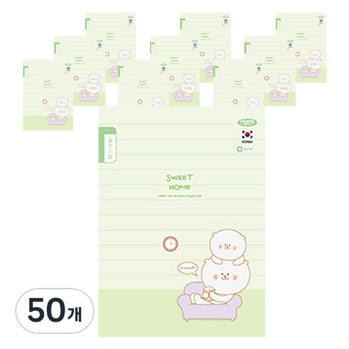 펜피아 1 000 초등 글짓기장 제본노트, A 그린, 50개
