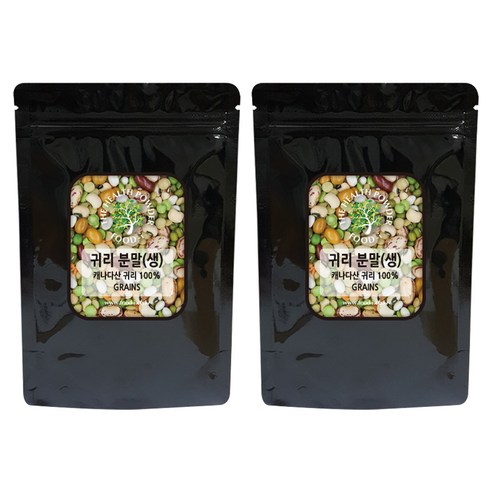 귀리 분말 생, 500g, 2개