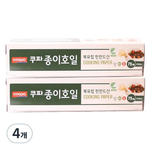 쿠파 종이호일, 75m, 1개입, 4개