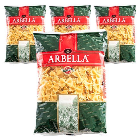 아르벨라 파르팔레 파스타, 4개, 500g
