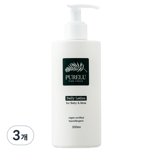 퓨어루 데일리 유아 로션, 3개, 300ml