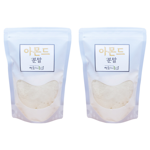 맷돌속작은콩 아몬드 분말, 500g, 2개