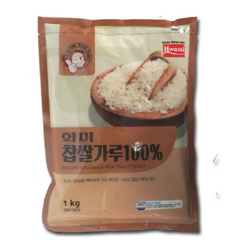 푸드라인_ 화미 찹쌀가루 (국산100%), 1kg, 5개