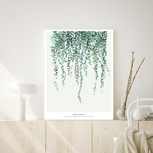 오홀리브 접이식 액자테이블 중 72 x 48 x 27 cm, 러브체인