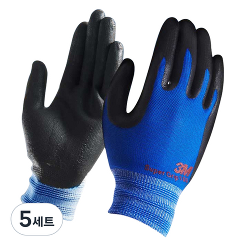 쓰리엠 슈퍼그립 100 블루 양손착용, 5세트