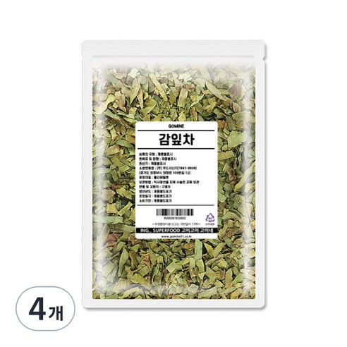 고미네 감잎차, 300g, 4개, 1개입