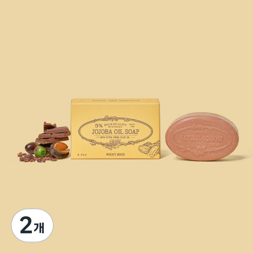 효창 호호바 오일 솝 바, 140g, 2개