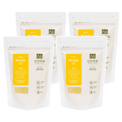 신선약초 바나나A분말, 300g, 4개
