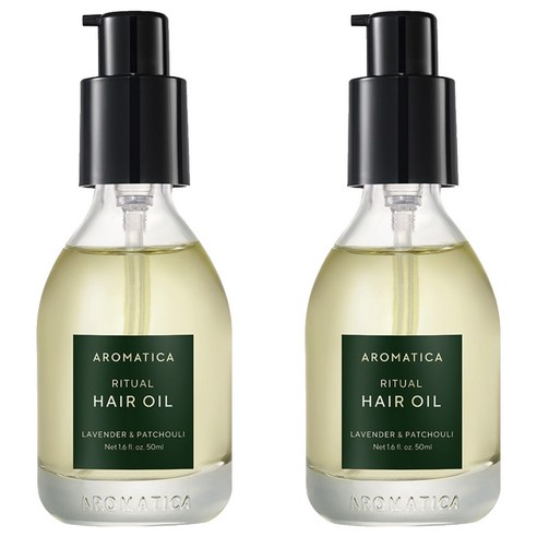 아로마티카 리츄얼 헤어 오일 라벤더 앤 패츌리, 50ml, 2개