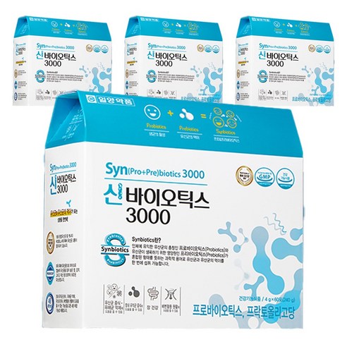 일양약품 신바이오틱스 3000 유산균, 240g, 4개