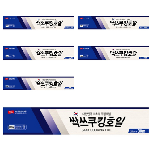 삼아삭스호일 싹쓰쿠킹호일, 30m, 6개
