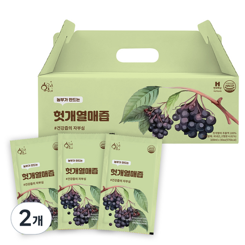 황금이네 헛개즙 100ml 30포, 3L, 2개