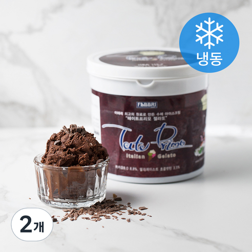 테이트프리모 젤라또 뉴 쿠즈코초콜릿 (냉동), 750g, 1개입, 2개