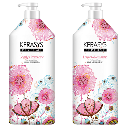 케라시스 퍼퓸 린스 러블리 앤 로맨틱, 1.5L, 2개