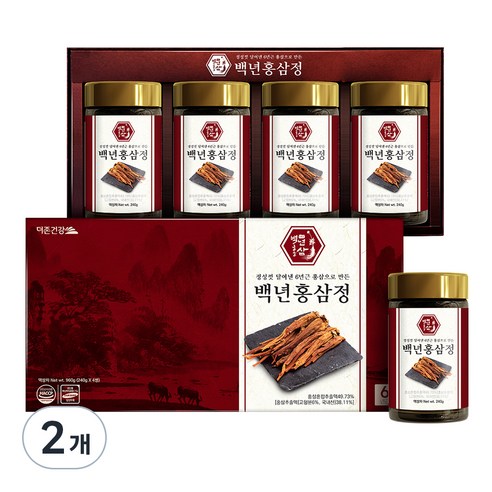 더존건강 백년홍삼정, 960g, 2개