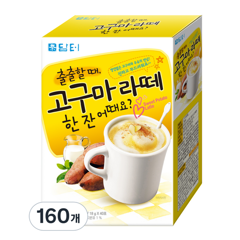 담터 고구마라떼, 18g, 4개