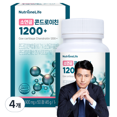 뉴트리원 소연골 콘드로이친 1200+ 45g, 50정, 4개