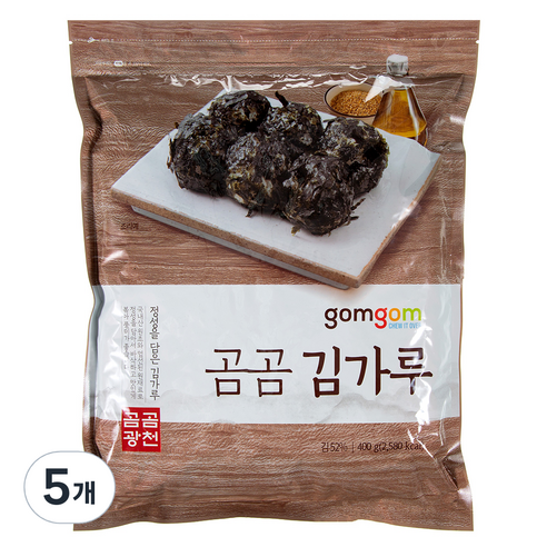 곰곰 김가루, 400g, 5개