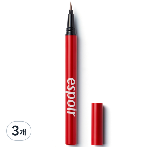 에스쁘아 노머징 브러쉬 라이너 1g, 02 무디브라운, 3개
