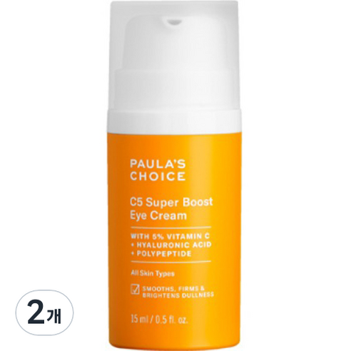 폴라초이스 C5 슈퍼 부스트 아이크림, 15ml, 2개
