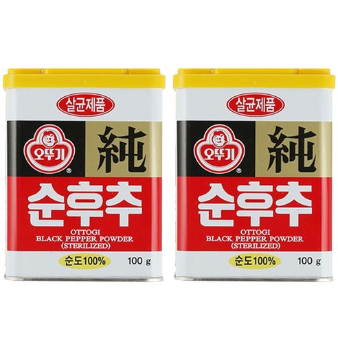 오뚜기 순후추, 100g, 2개