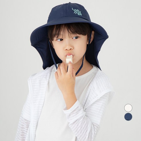 어린이를 위한 완벽한 차양: 롤리트리 베이직 자외선차단 와이드 플랩캡