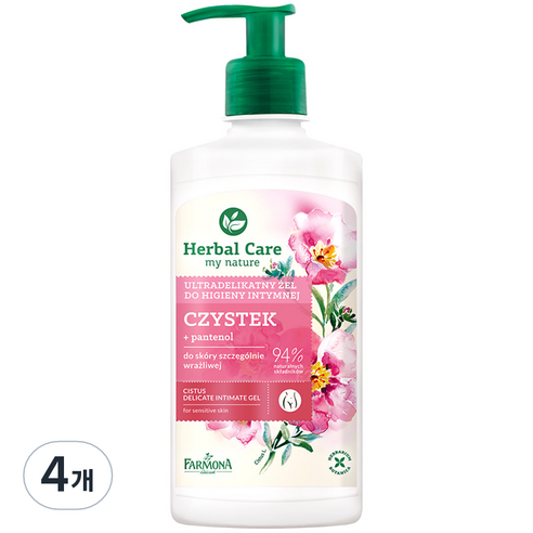 파모나 시스투스 인티메이트 겔 여성청결제, 330ml, 4개