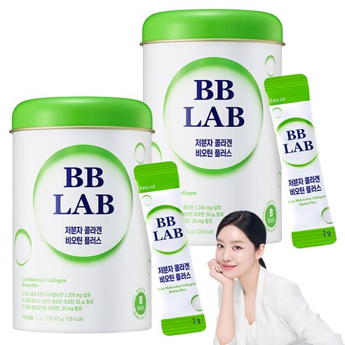 비비랩 저분자 콜라겐 비오틴 플러스, 30회분, 2개