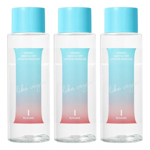 키스미아이 젠틀 오프 립앤아이 리무버, 120ml, 3개