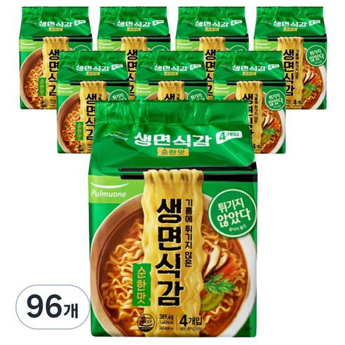 생면식감 순한맛 97.4g, 96개