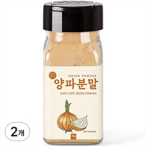 바른미각 양파가루, 2개, 70g