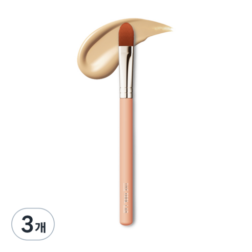 더툴랩 풀커버리지 컨실러 브러쉬 231, 3개, 혼합색상