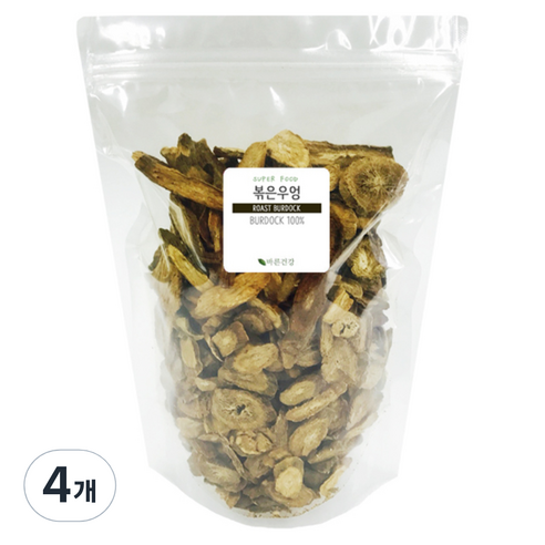 바른건강 볶은우엉, 4개, 500g, 1개입