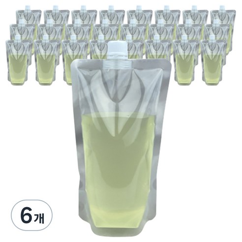 맘스퀴즈 스파우트 음료 파우치 300ml 22파이, 12 x 18 cm, 25개입, 6개