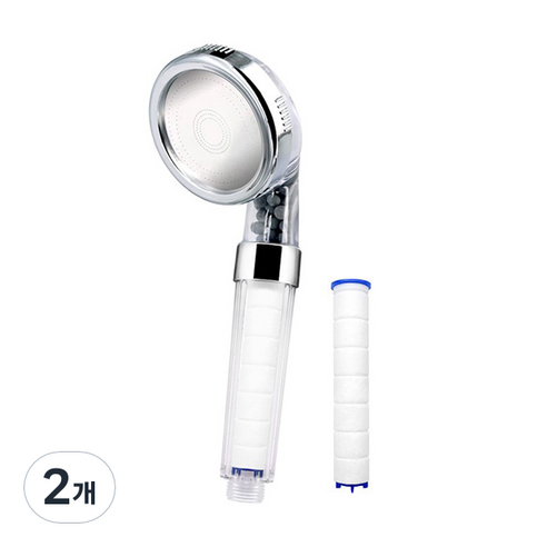1기능 정수 샤워기, 2개, 혼합색상