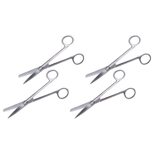 ARMICO 재사용 가능 수동식 의료용 외과가위 직 S/B 16cm, 4개