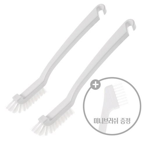 코멧 홈 다용도 청소브러쉬 2p + 미니틈새솔1p 세트, 1개